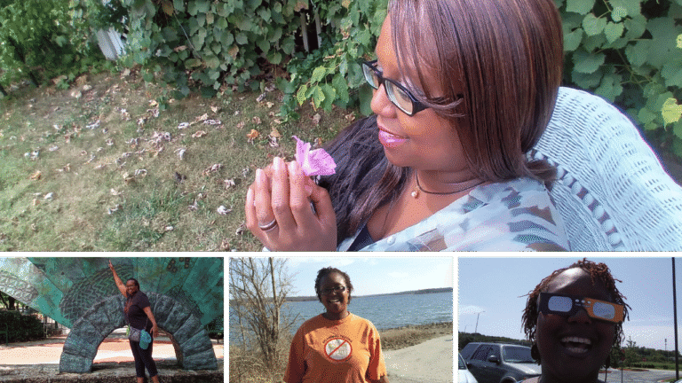 picture collage of christine