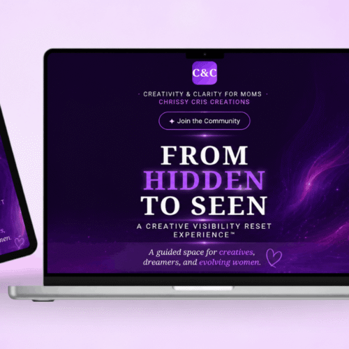 mockup of FROM HIDDEN TO SEEN