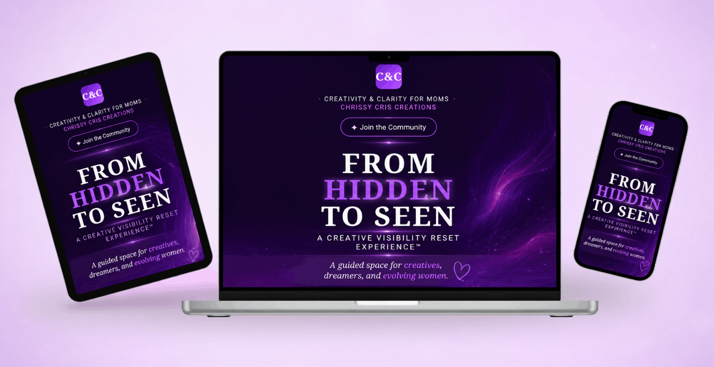 mockup of FROM HIDDEN TO SEEN